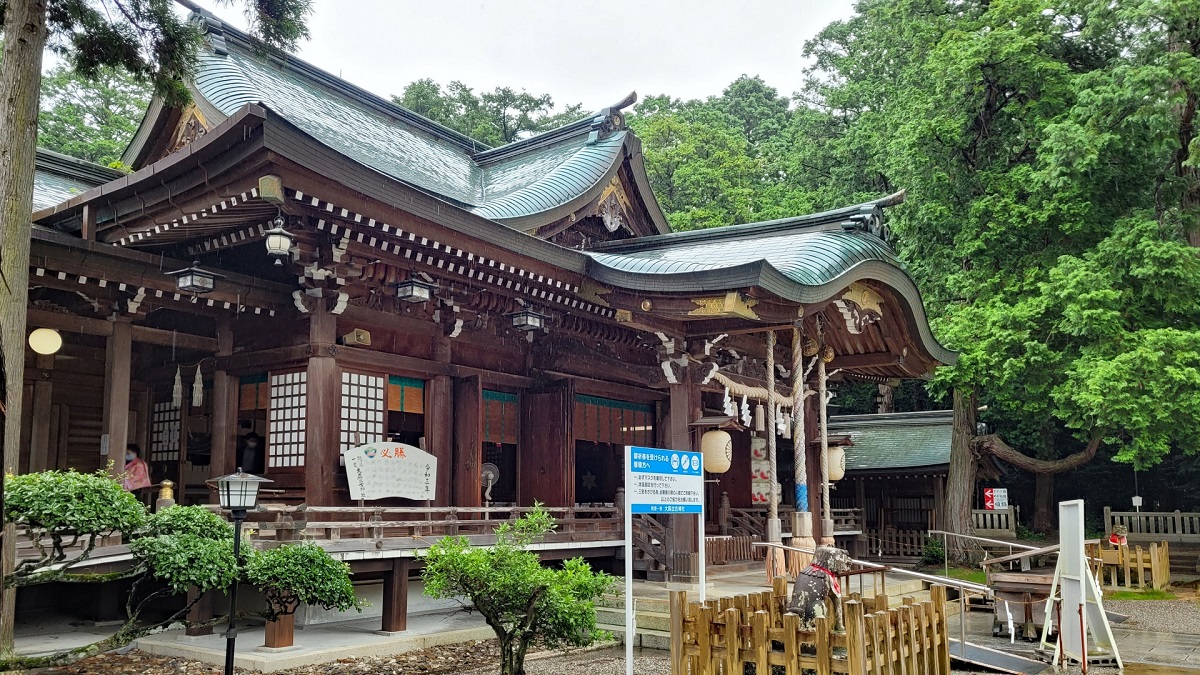 大麻比古神社 拝殿