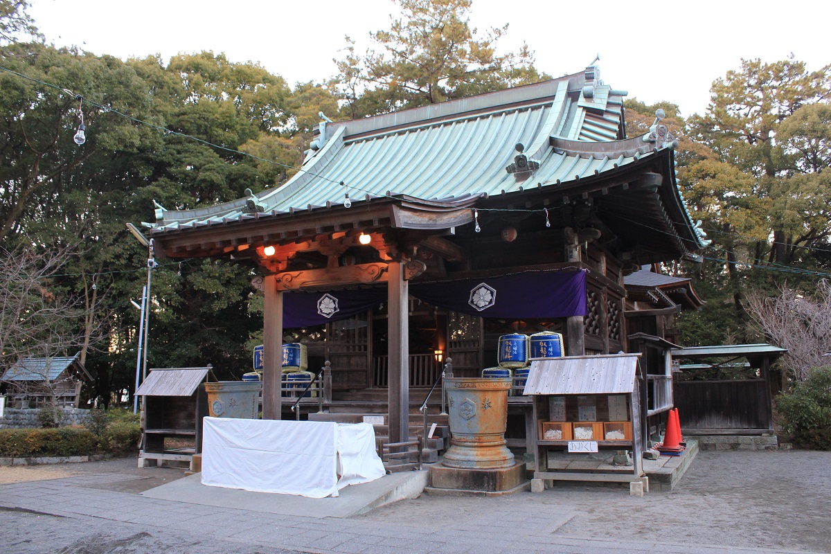 御穂神社 拝殿