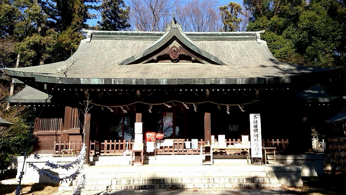 朝日森天満宮 拝殿