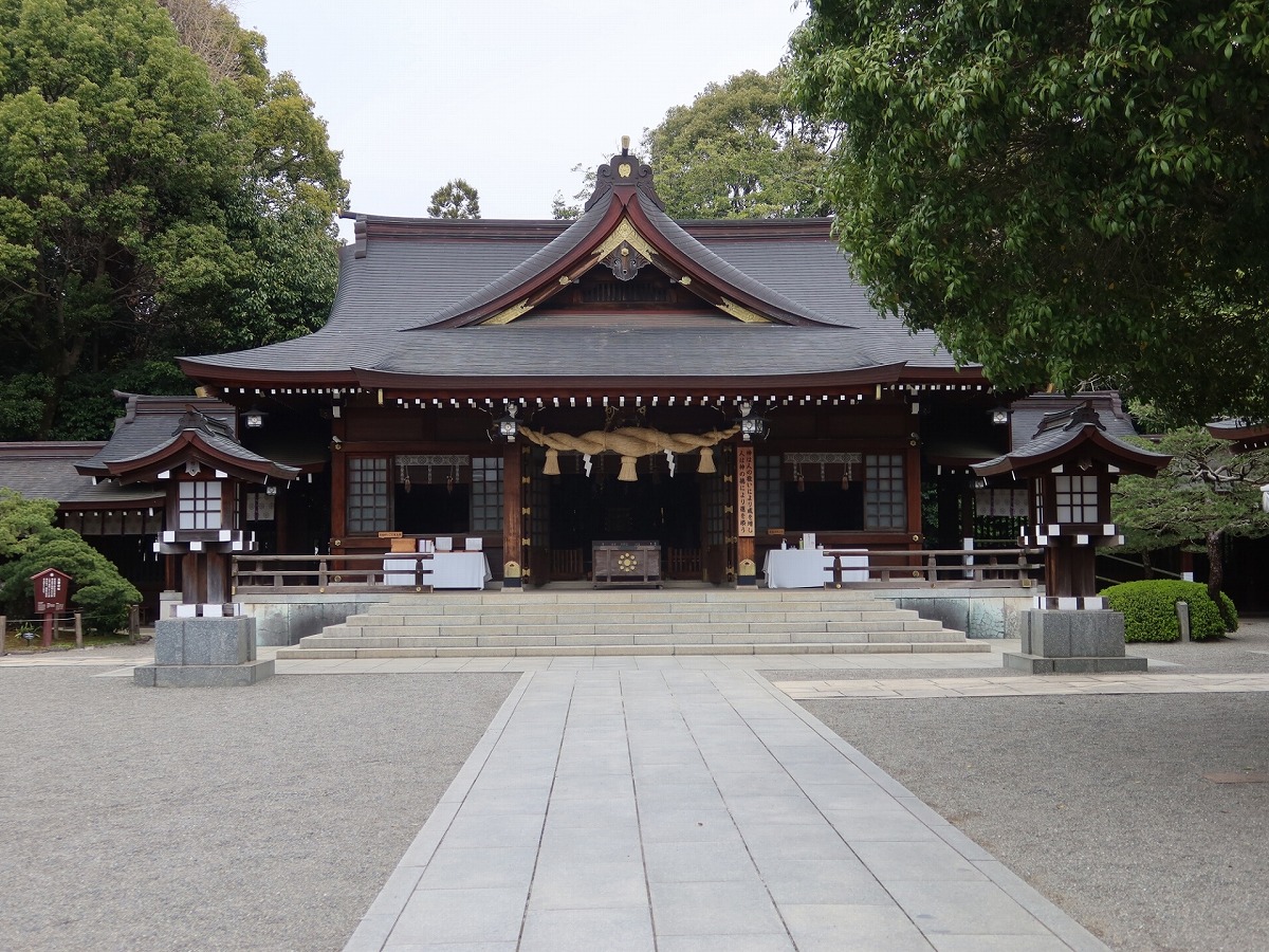 出水神社 拝殿