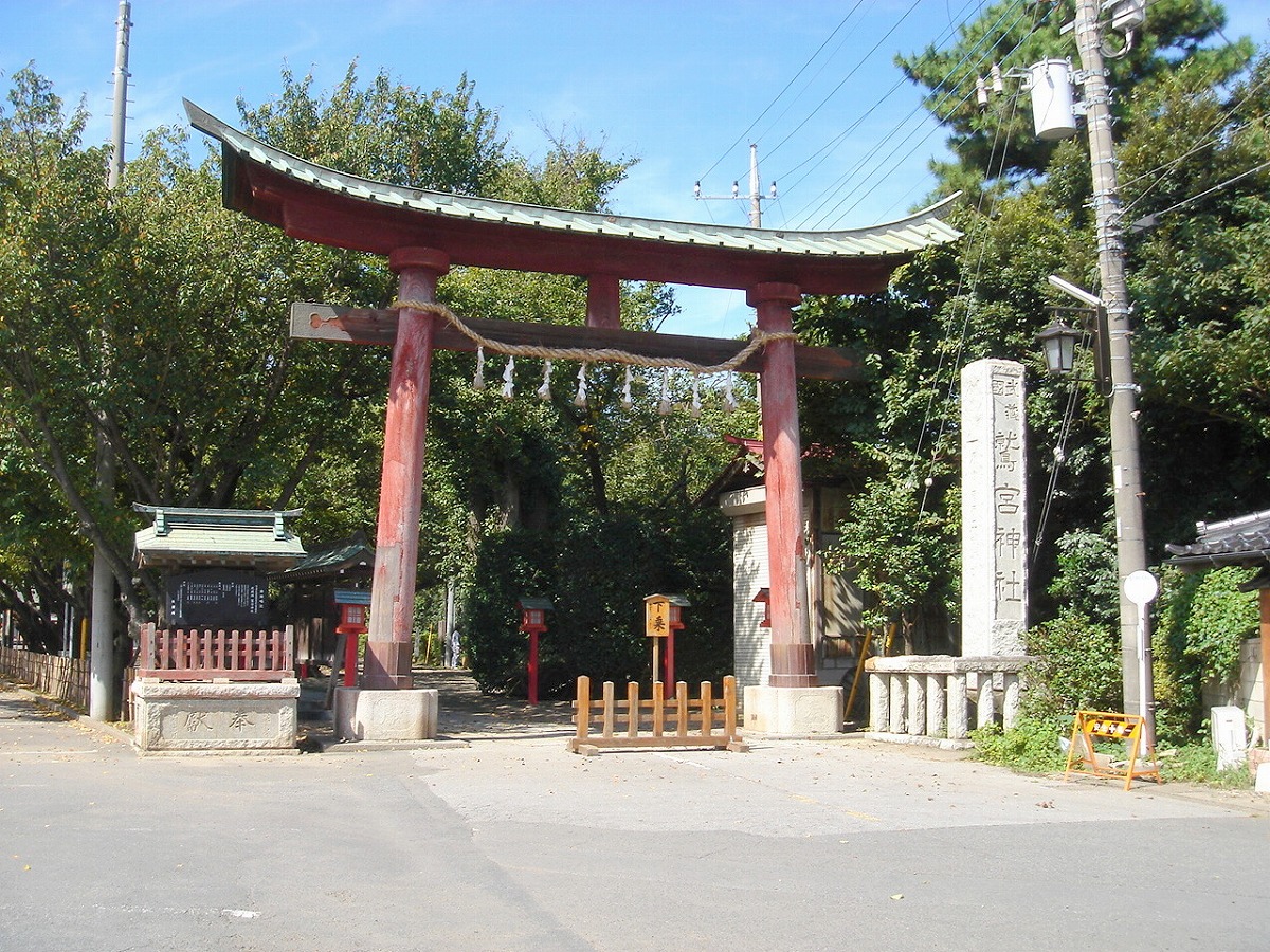 武蔵国 鷲宮神社　鳥居