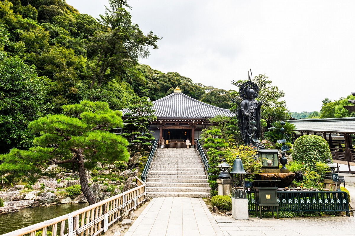 清荒神清澄寺 本堂と一願地蔵尊