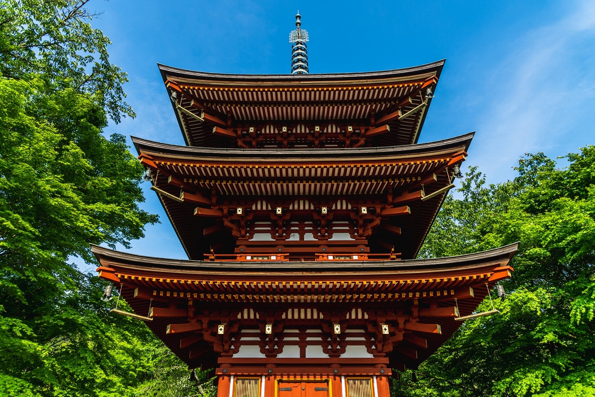 岡寺 三重塔