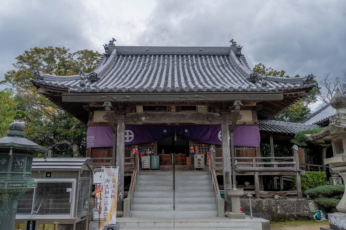四国八十八箇所霊場 第九番札所　正覚山 法輪寺　本堂