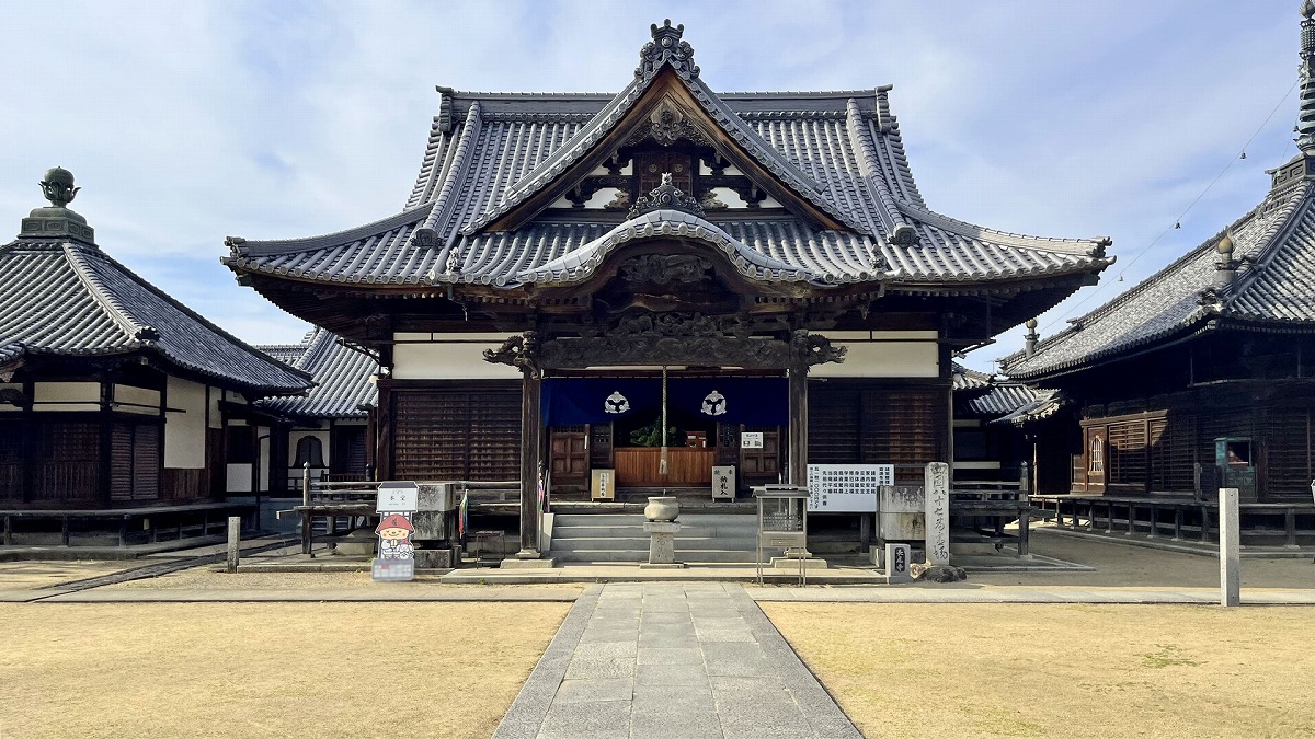 四国八十八箇所霊場 第八十七番札所　補陀洛山 長尾寺　本堂