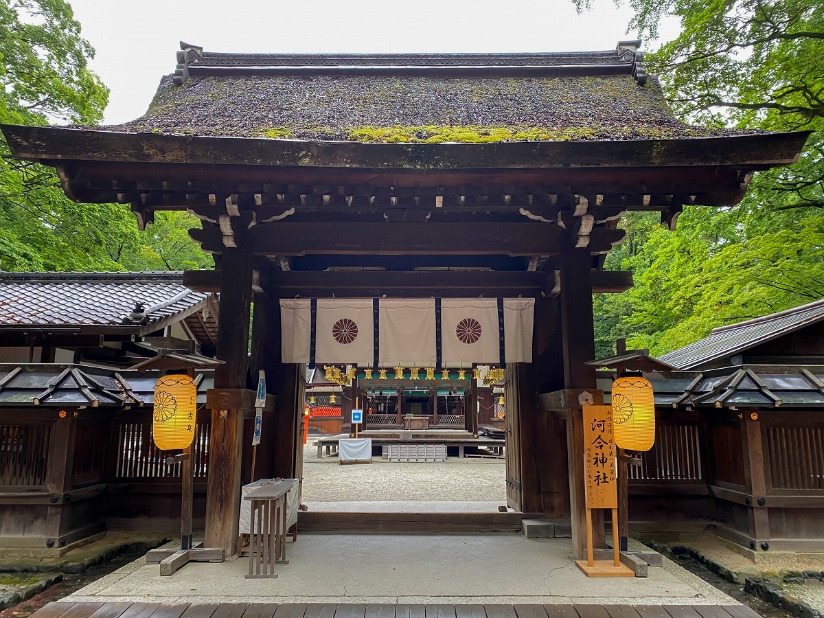 河合神社 神門