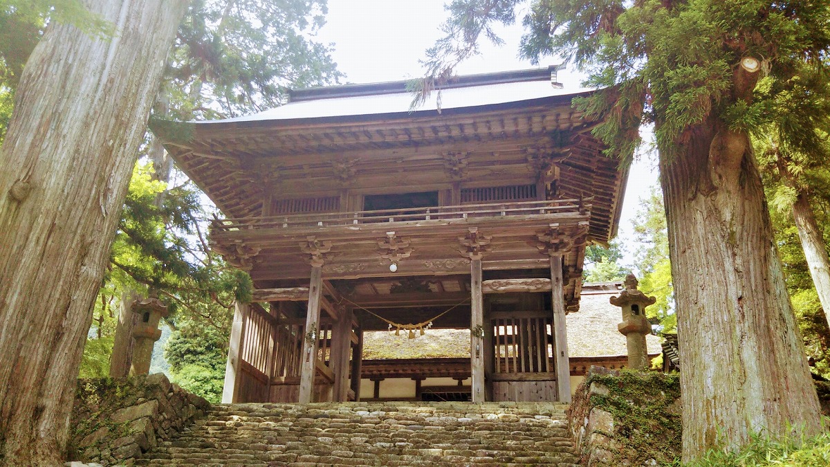洲原神社　楼門