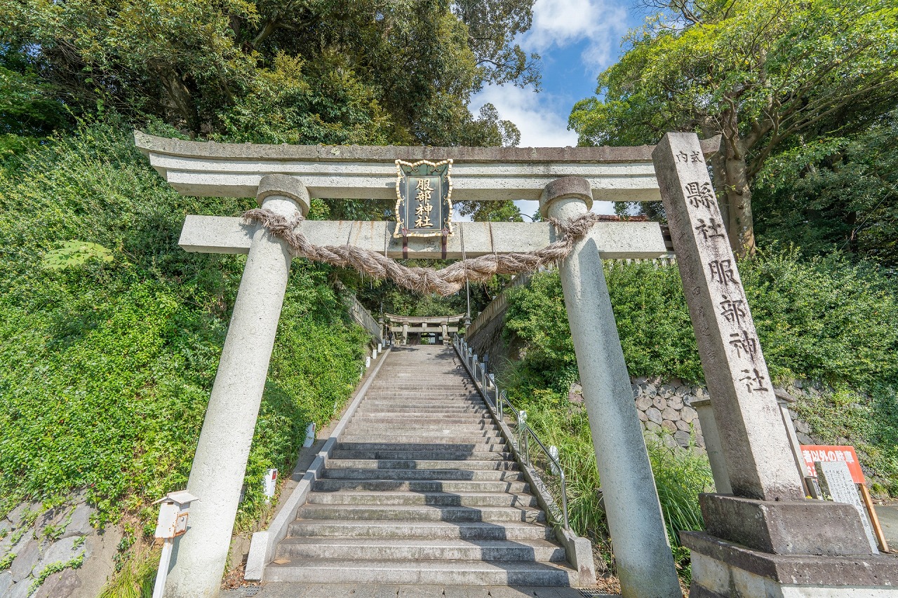 服部神社 鳥居