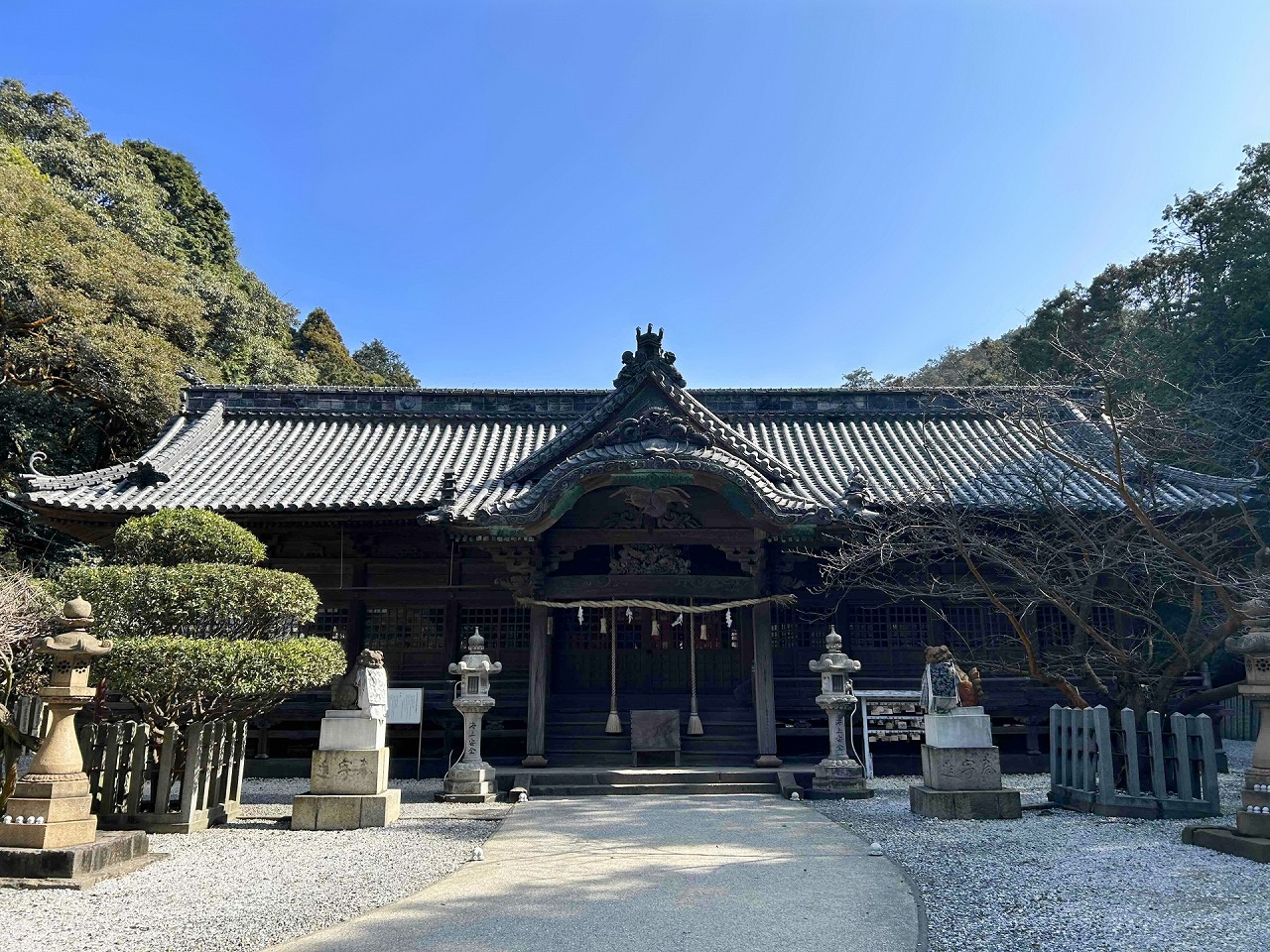 早吸日女神社 拝殿