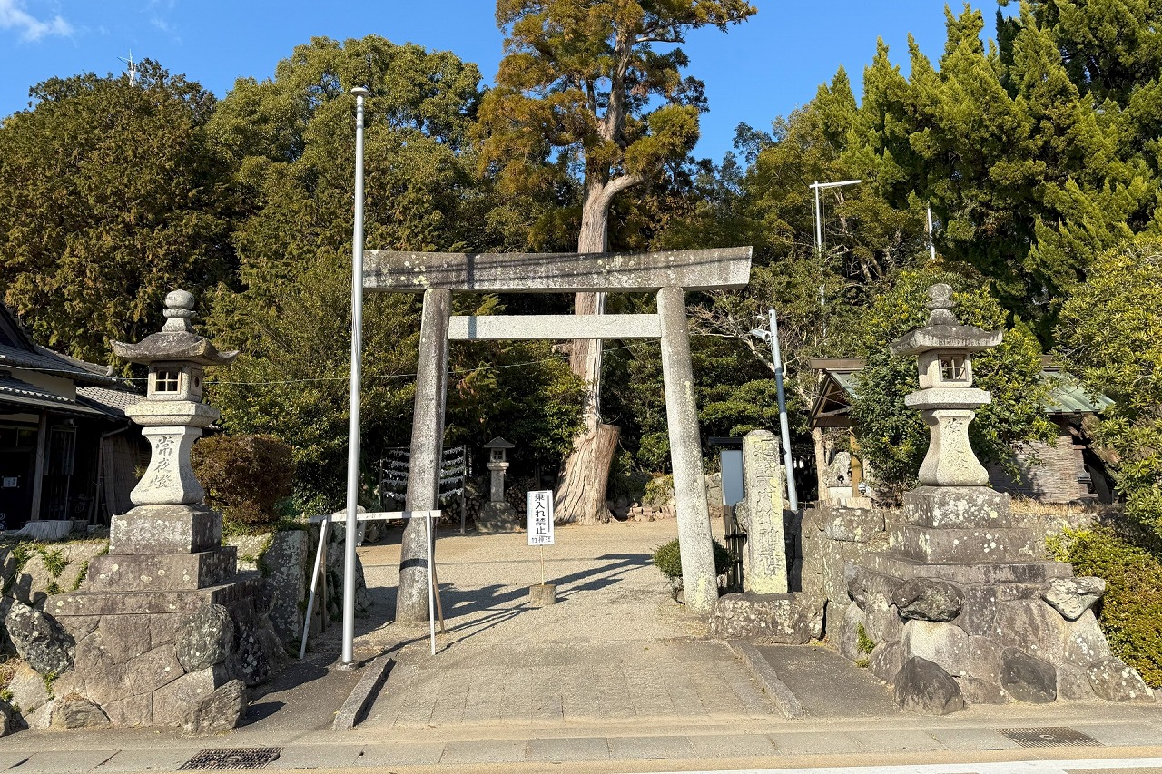 竹神社　鳥居
