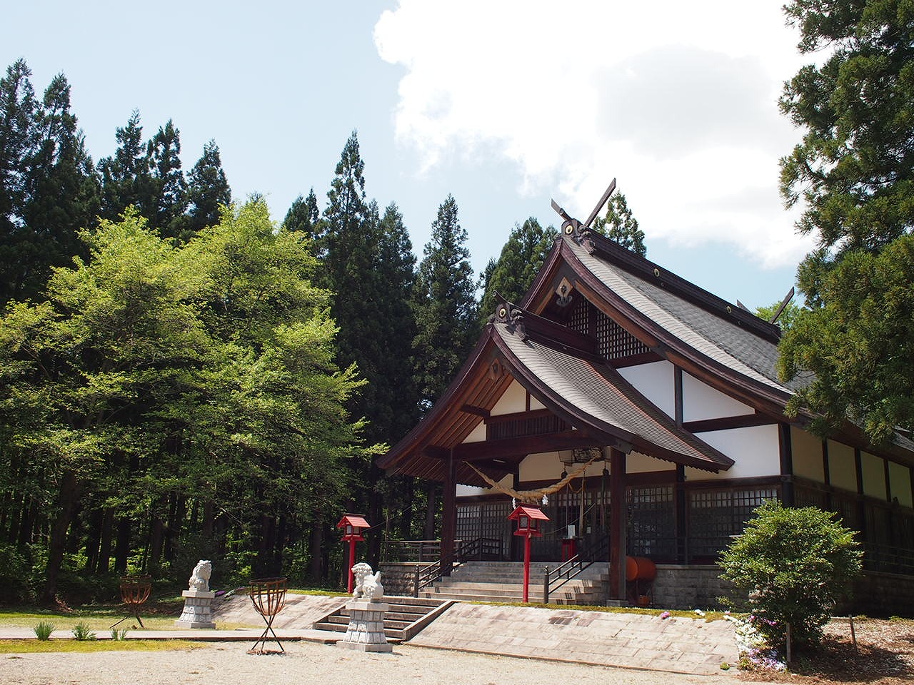 大宮子易両神社 拝殿