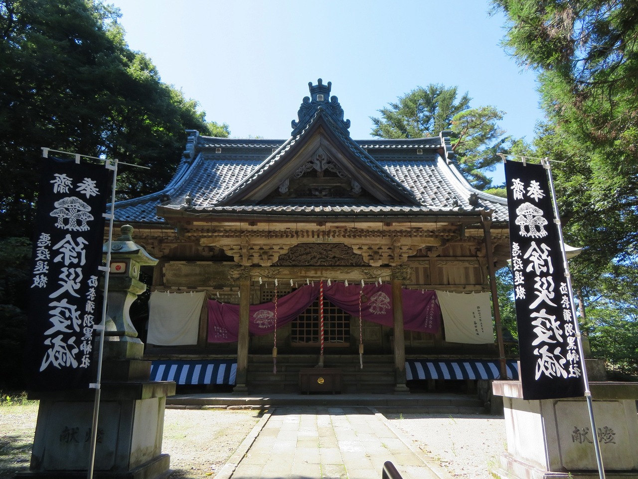 西奈彌羽黒神社 拝殿