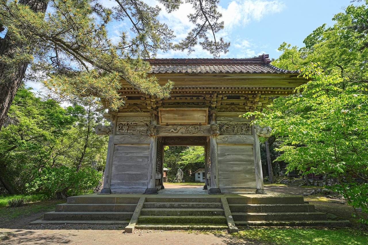 皇宮山 蚶満寺　山門