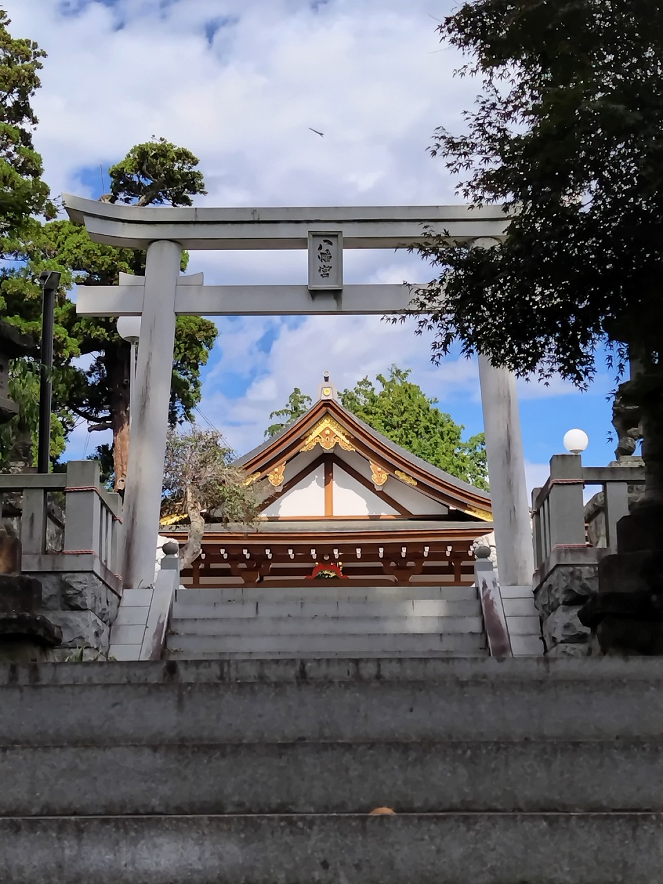 高萩八幡宮　二の鳥居