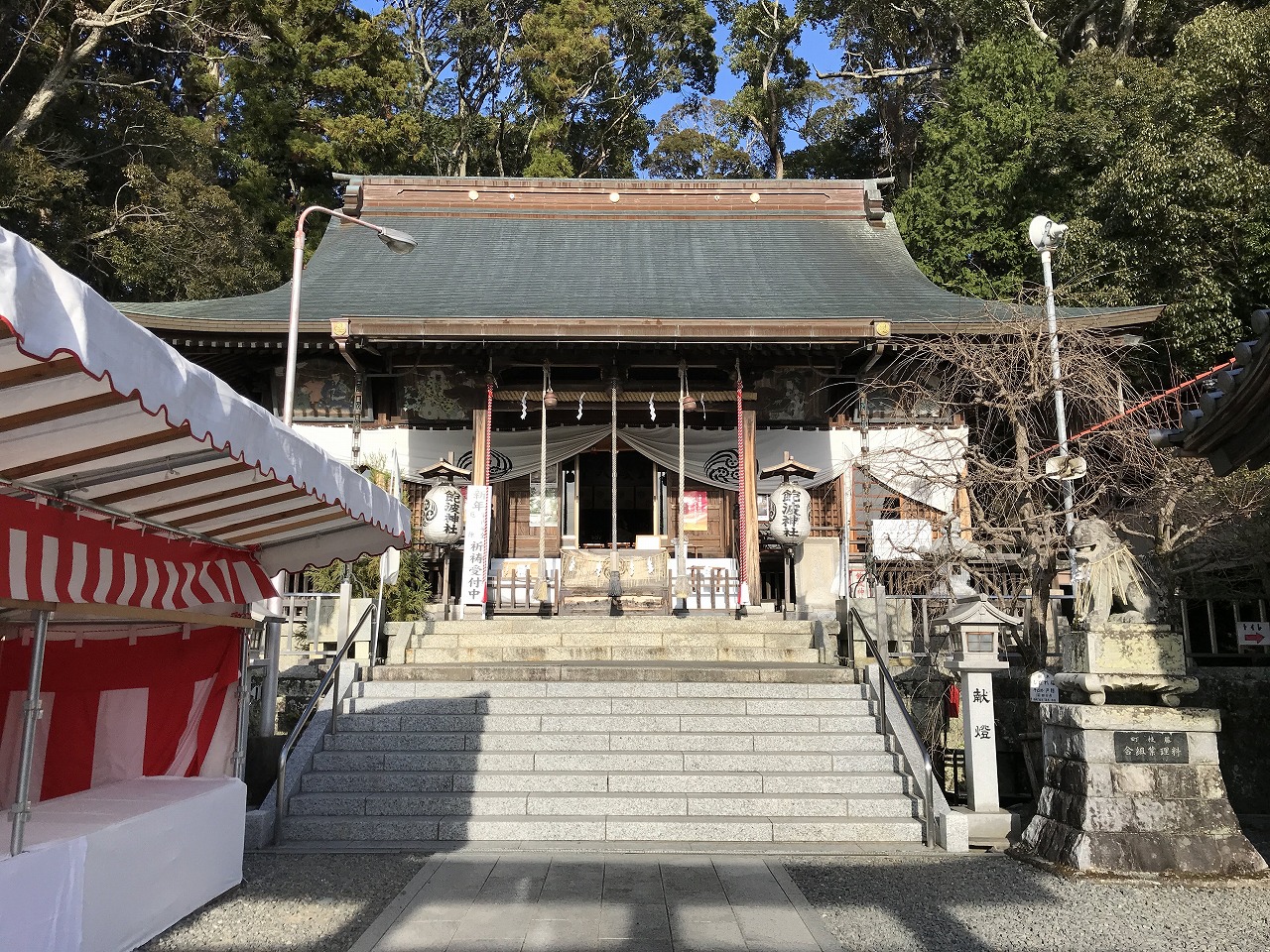 飽波神社 拝殿
