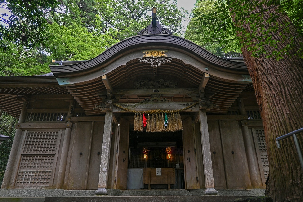 槵觸神社 拝殿
