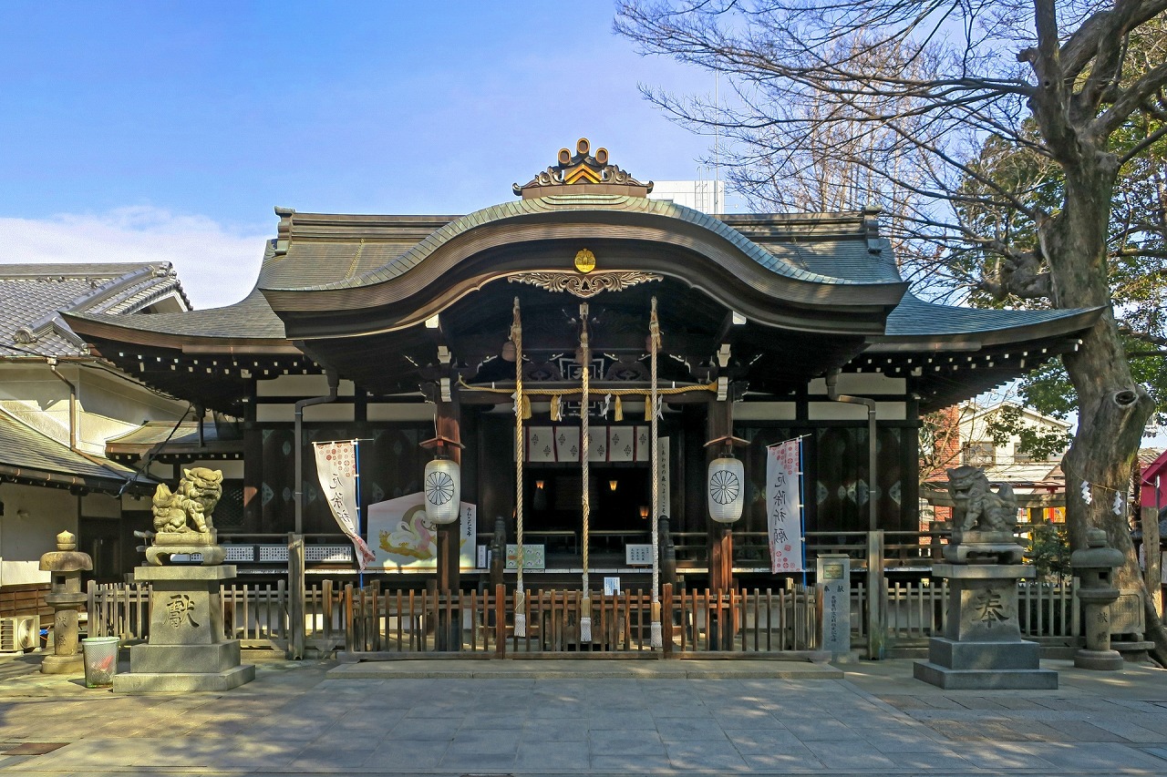 御幸森天神宮 拝殿