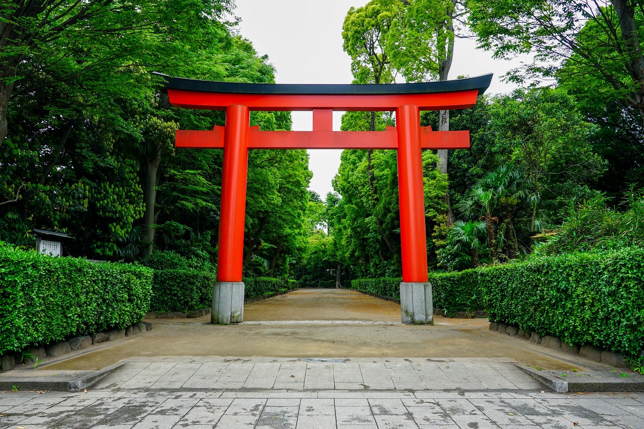 井草八幡宮 大鳥居