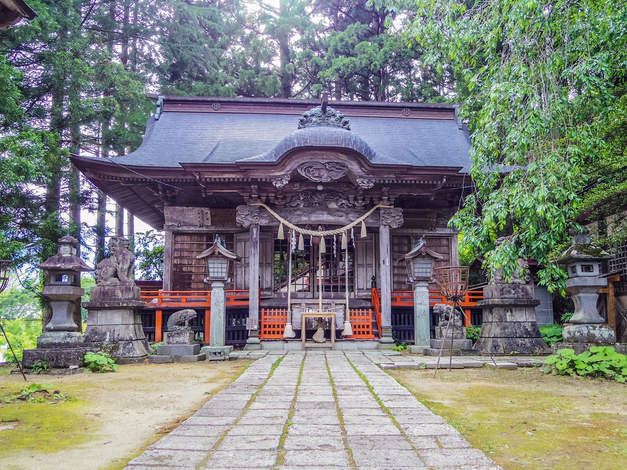 刈田嶺神社 里宮拝殿