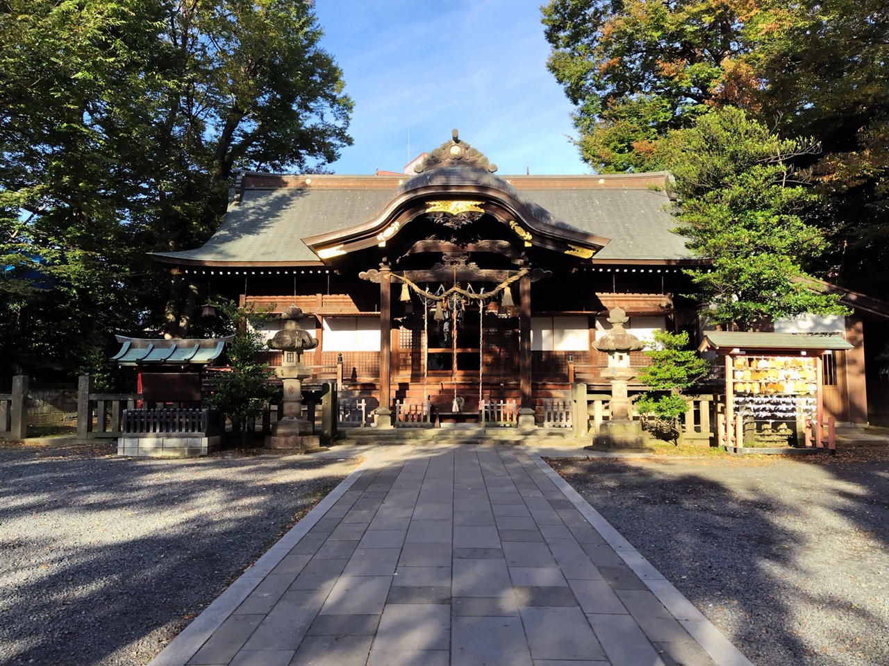 安積国造神社 拝殿