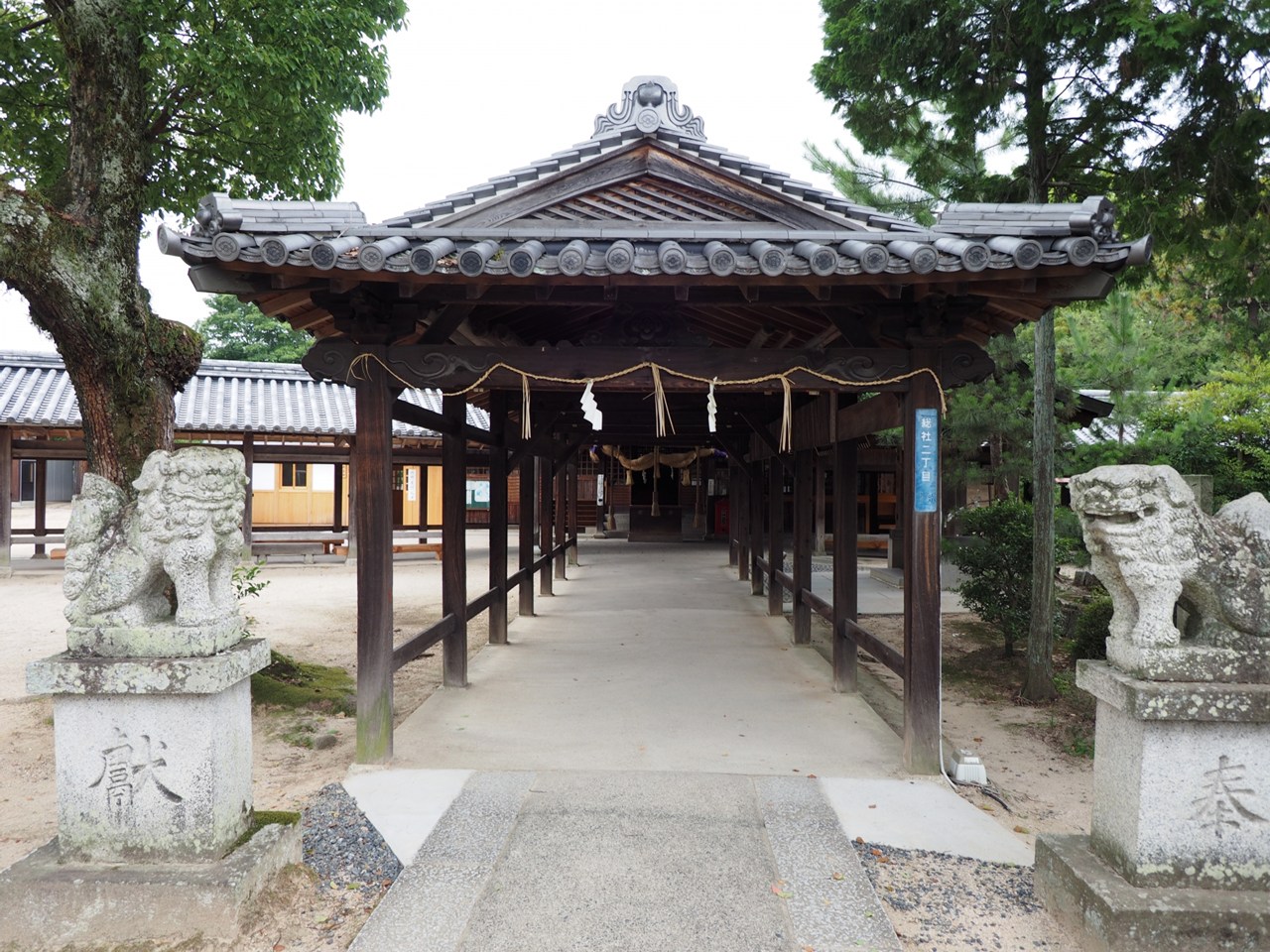 備中国総社宮 廻廊