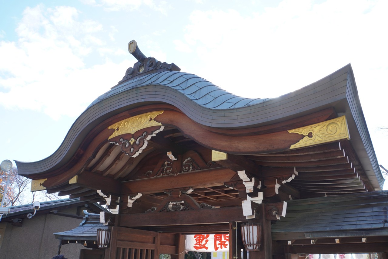 城山八幡宮 神門