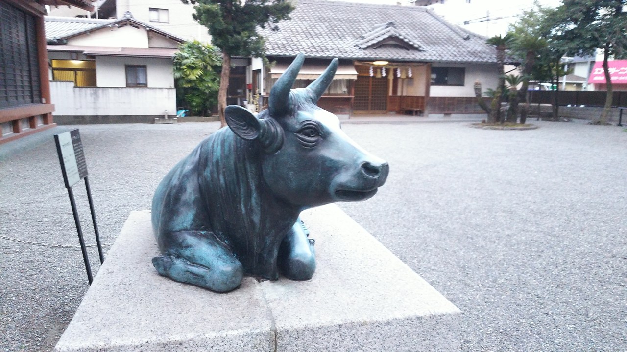 長浜神社 撫牛