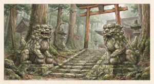 神社 狛犬