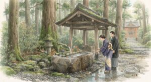 神社 手水舎